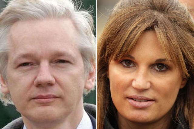 Jemima Khan has warned Wikileaks founder Julian Assange that he risks falling from a “hero” to the Australian L Ron Hubbard