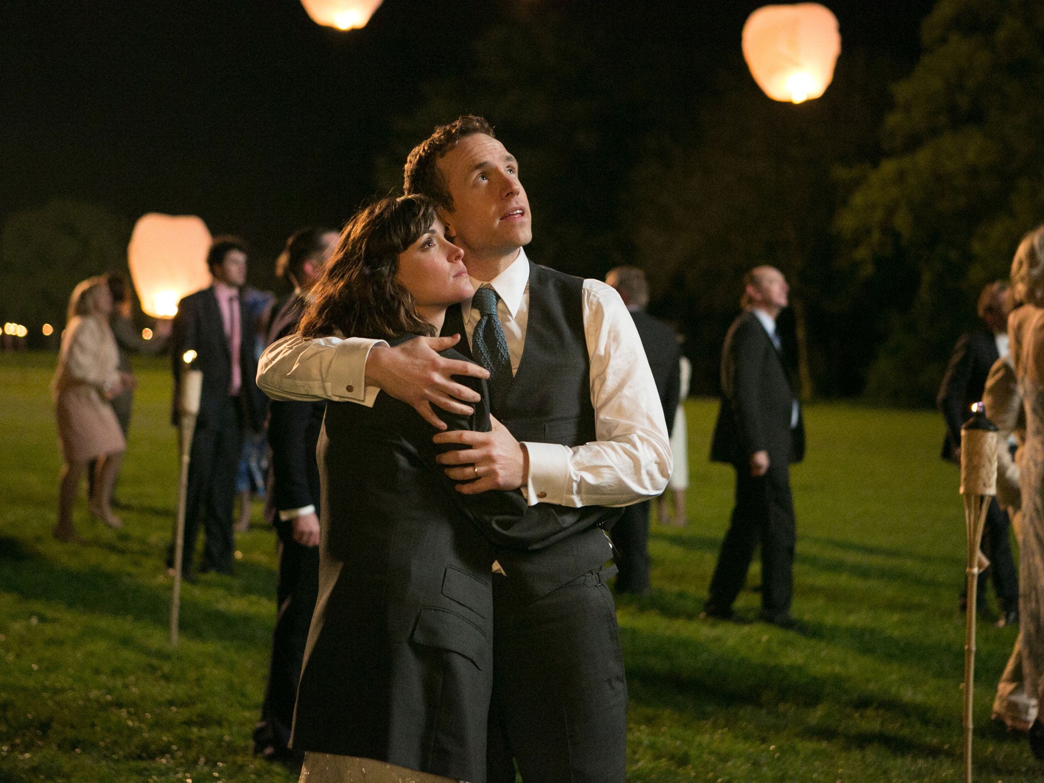 Give it a miss: Rose Byrne and Rafe Spall in the patchy romcom ‘I Give It a Year’