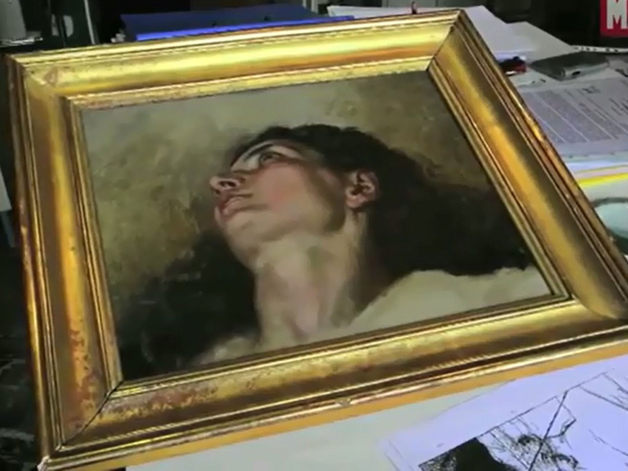 The newly-discovered canvas may put a face to Courbet's masterpiece The Origin of the World