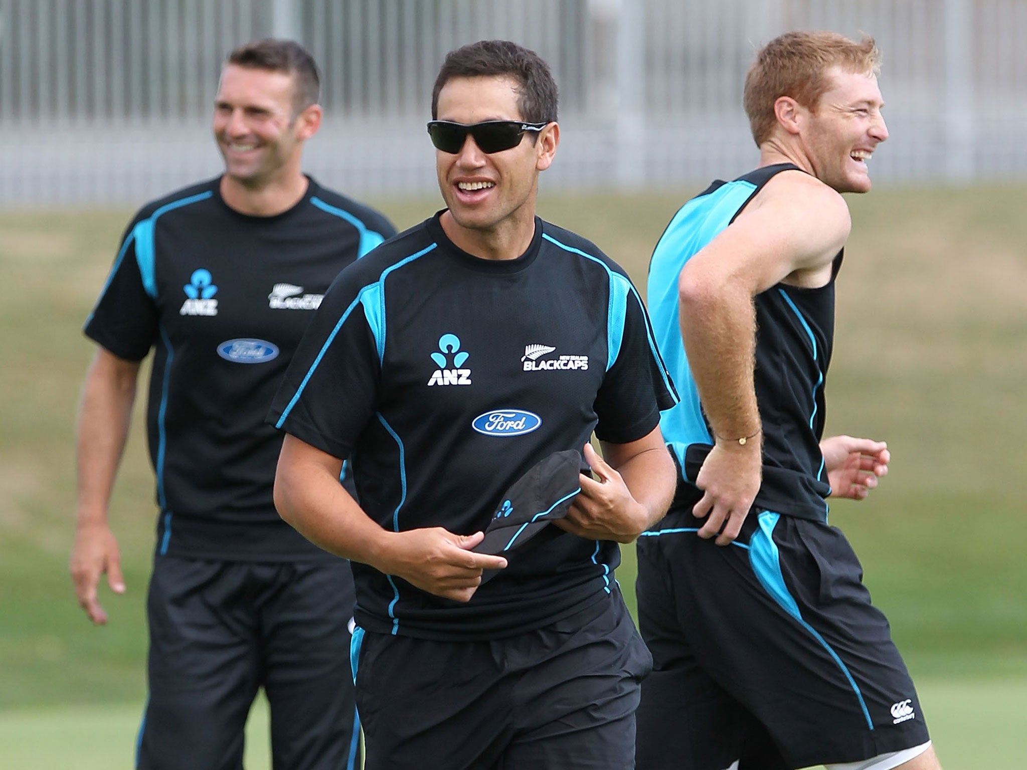 Ross Taylor during New Zealand training at Eden Park