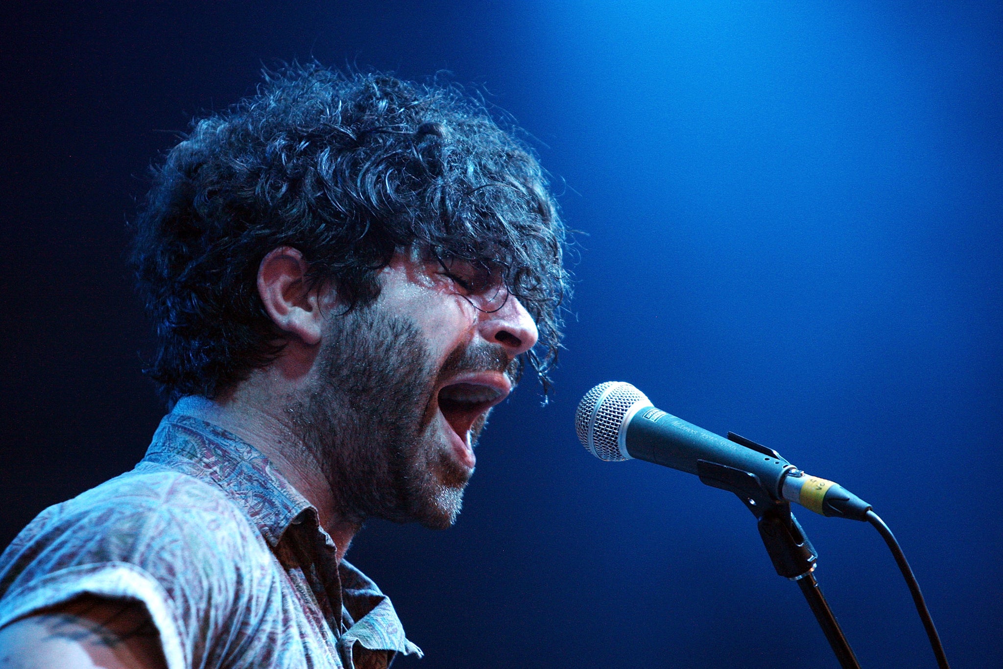 Yannis Philippakis of Foals, who are confirmed to headline Bestival 2014