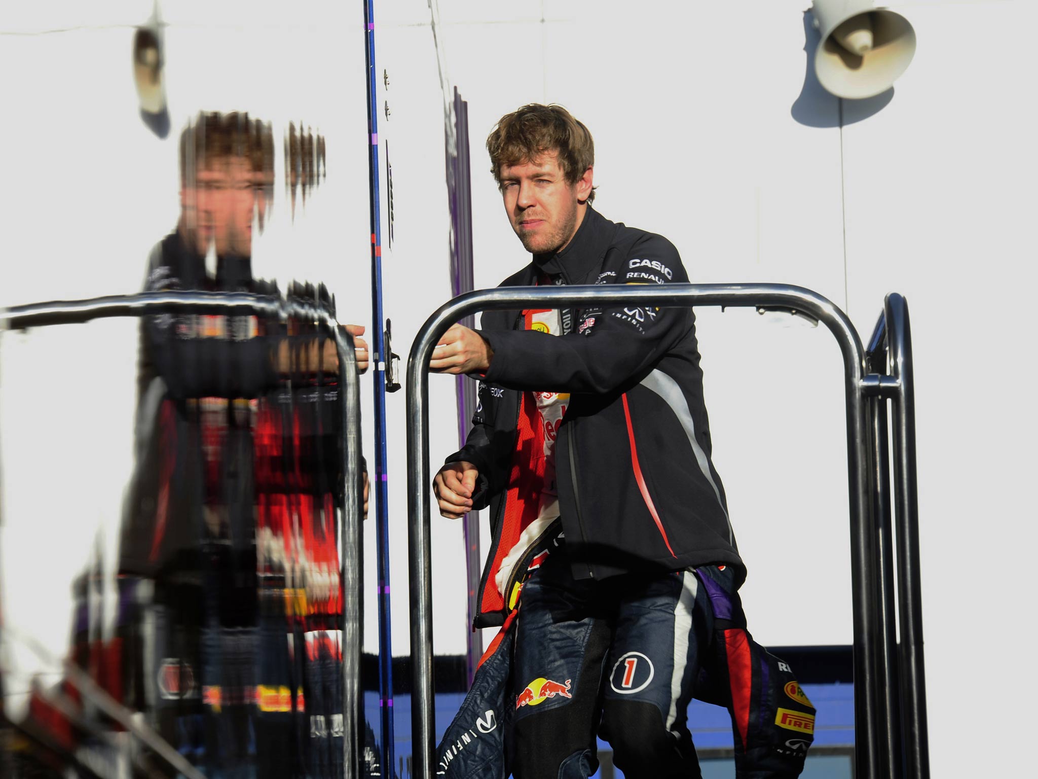 Red Bull driver Sebastian Vettel at pre-season testing