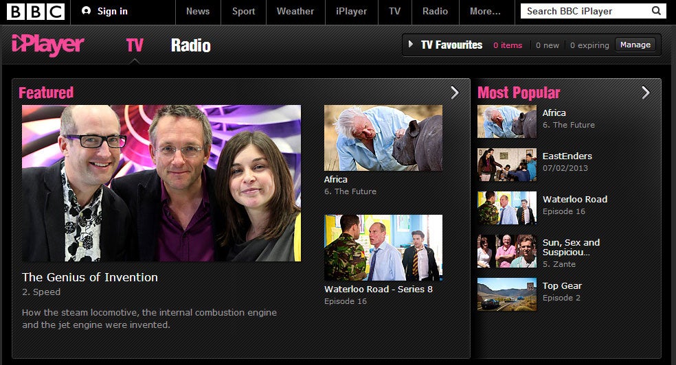 BBC to premiere shows on iPlayer
