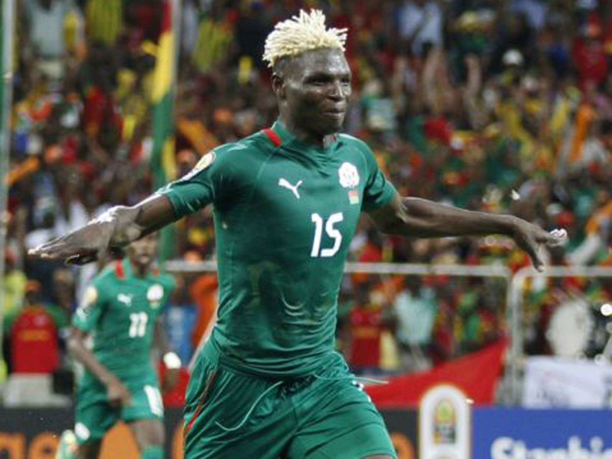 Aristide Bancé, of Augsburg in the Bundesliga, is one of the few members of Burkina Faso’s squad to play in a top league