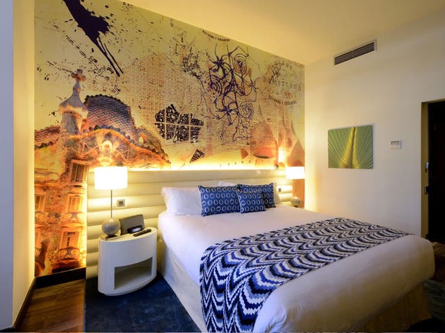 <b>The hotel</b>
<p>Hotel Indigo has opened its doors in Barcelona, close to Plaza de Catalunya. Rooms feature murals inspired by city landmarks and there's also a communal pool and bar-restaurant (<a href="http://www.hotelindigo.com" target="_blank">hotelindigo.com</a>).</p>