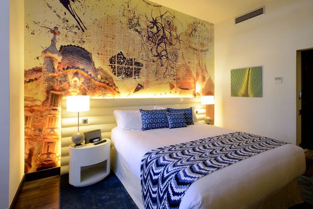 <b>The hotel</b>
<p>Hotel Indigo has opened its doors in Barcelona, close to Plaza de Catalunya. Rooms feature murals inspired by city landmarks and there's also a communal pool and bar-restaurant (<a href="http://www.hotelindigo.com" target="_blank">hotelindigo.com</a>).</p>