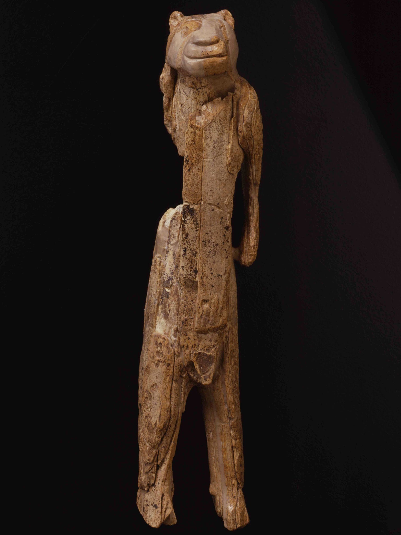 A resin replica of the Lion Man