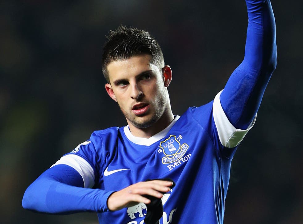Keen for action: Kevin Mirallas has recovered from hamstring problems