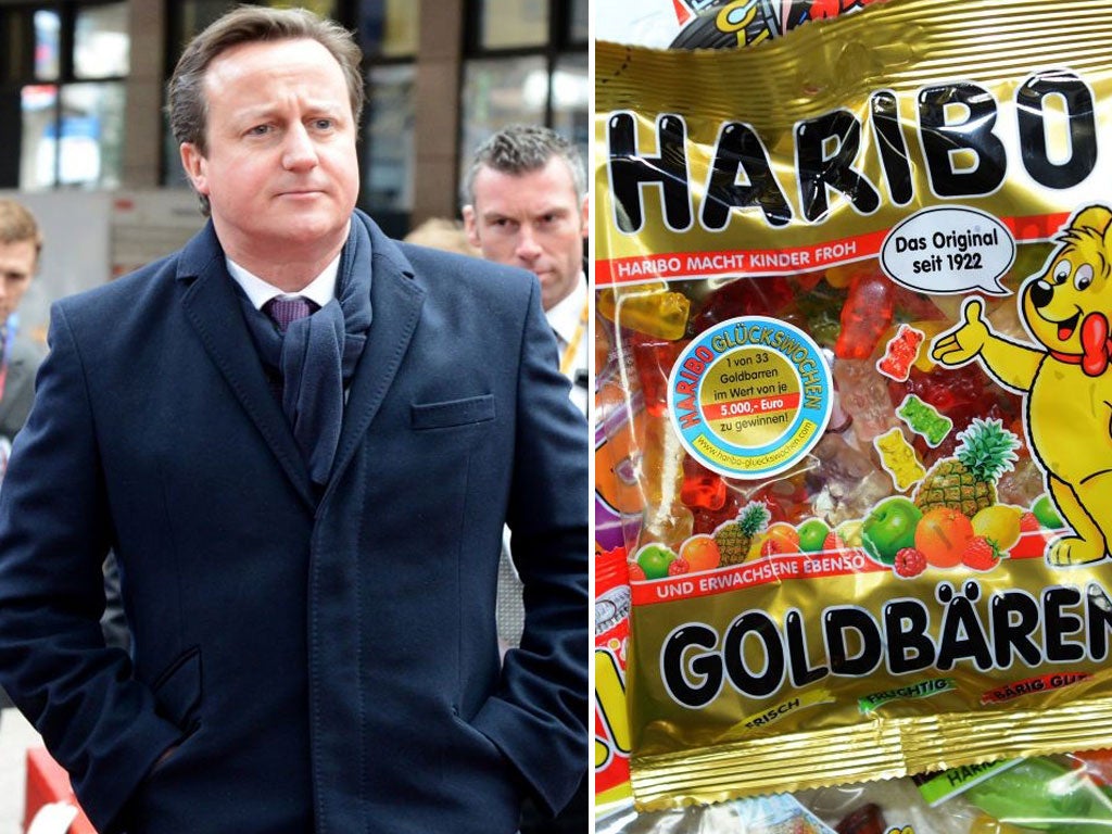 Haribo's Tangfastics became the PM’s fuel of choice