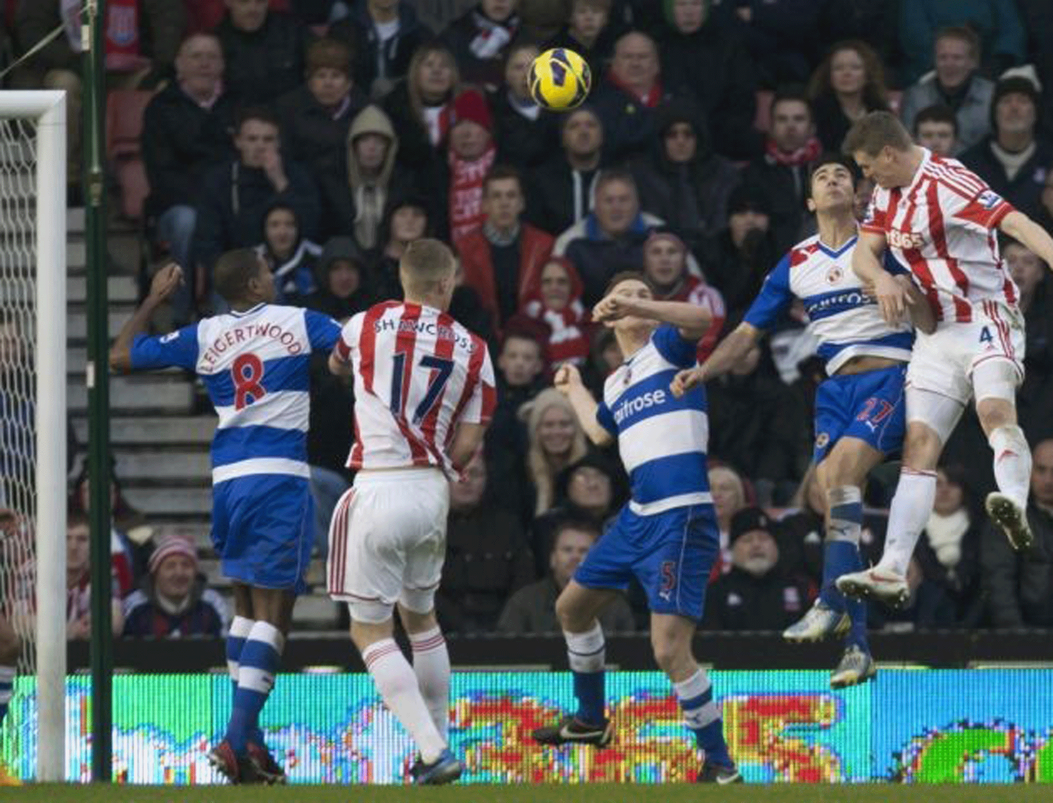 Stoke City 2 Reading 1: Robert Huth ruses to score Stoke's first goal