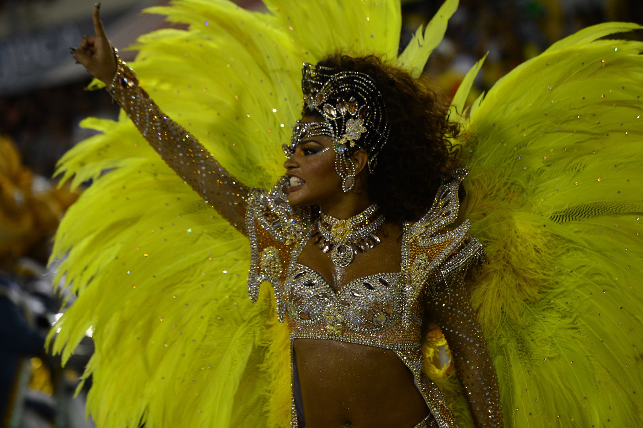 Premium Photo  Brazilian women group or carnival dancers in