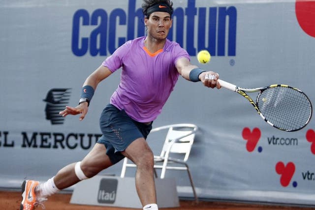 Rafael Nadal admitted that he is still troubled by his knee