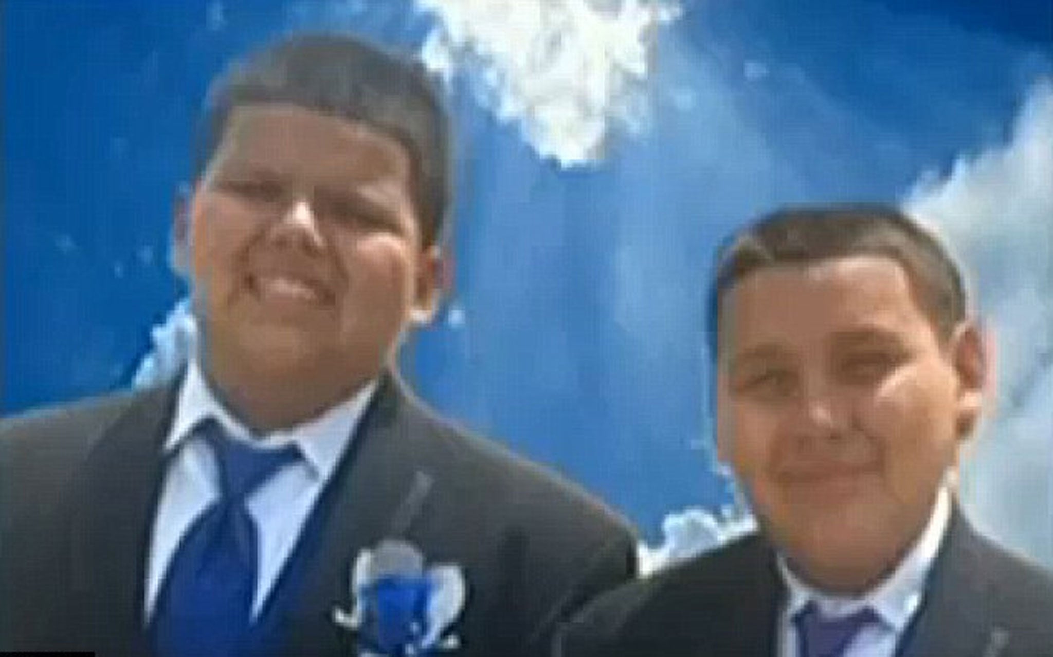 David Jr., 12, was killed instantly when Jose Banda ploughed his car in the Barajas’ broken down vehicle. Younger brother Caleb, 11, is said to have died at hospital later.
