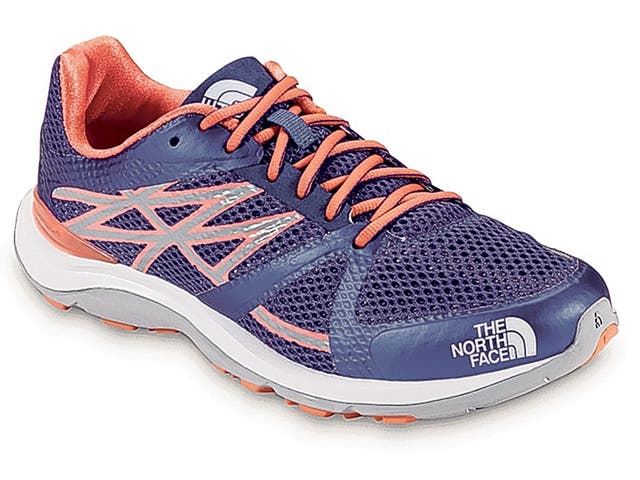 <p><strong><a href="http://www.independent.co.uk/sport/the-10-best-running-shoes-8492160.html?action=gallery" target="_blank">{1} The North Face Hyper-Track Guide</a></strong></p>
<p>The latest trail-running shoe from  the North Face, in stores in early March, is designed to withstand all but the  rockiest of roads, and is lightweight enough to perform well on asphalt. Good for triathlons or short cuts in  the park.</p>
<p>£100, <a href="http://TheNorthFace.com/eu" target="_blank">thenorthface.com/eu</a></p>