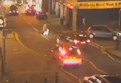 Police released a video of the hit-and-run accident involving a mother and toddler crossing a Coventry road