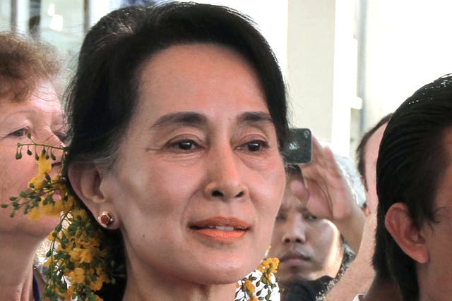 Aung San Suu Kyi, Burma's opposition leader