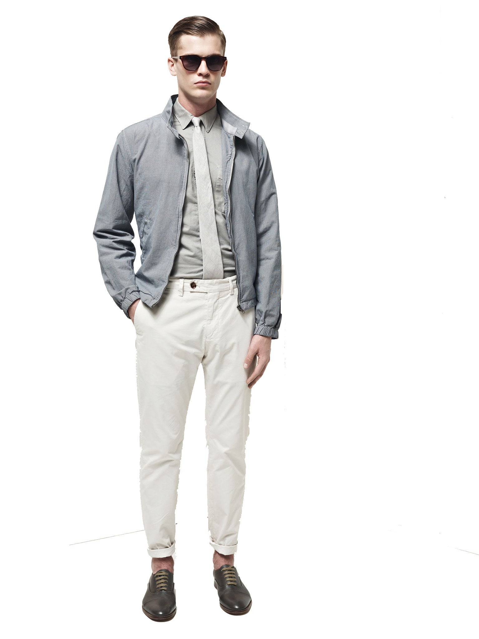 That Seventies show: jacket £145, shirt £75, chinos £69