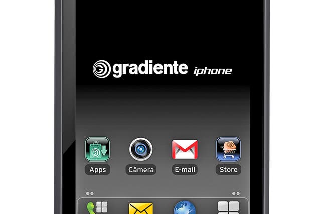 The Gradiente iphone. The Brazilian tech company could now go to court to enforce exclusivity