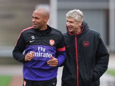 Wenger wanted to play Thierry Henry