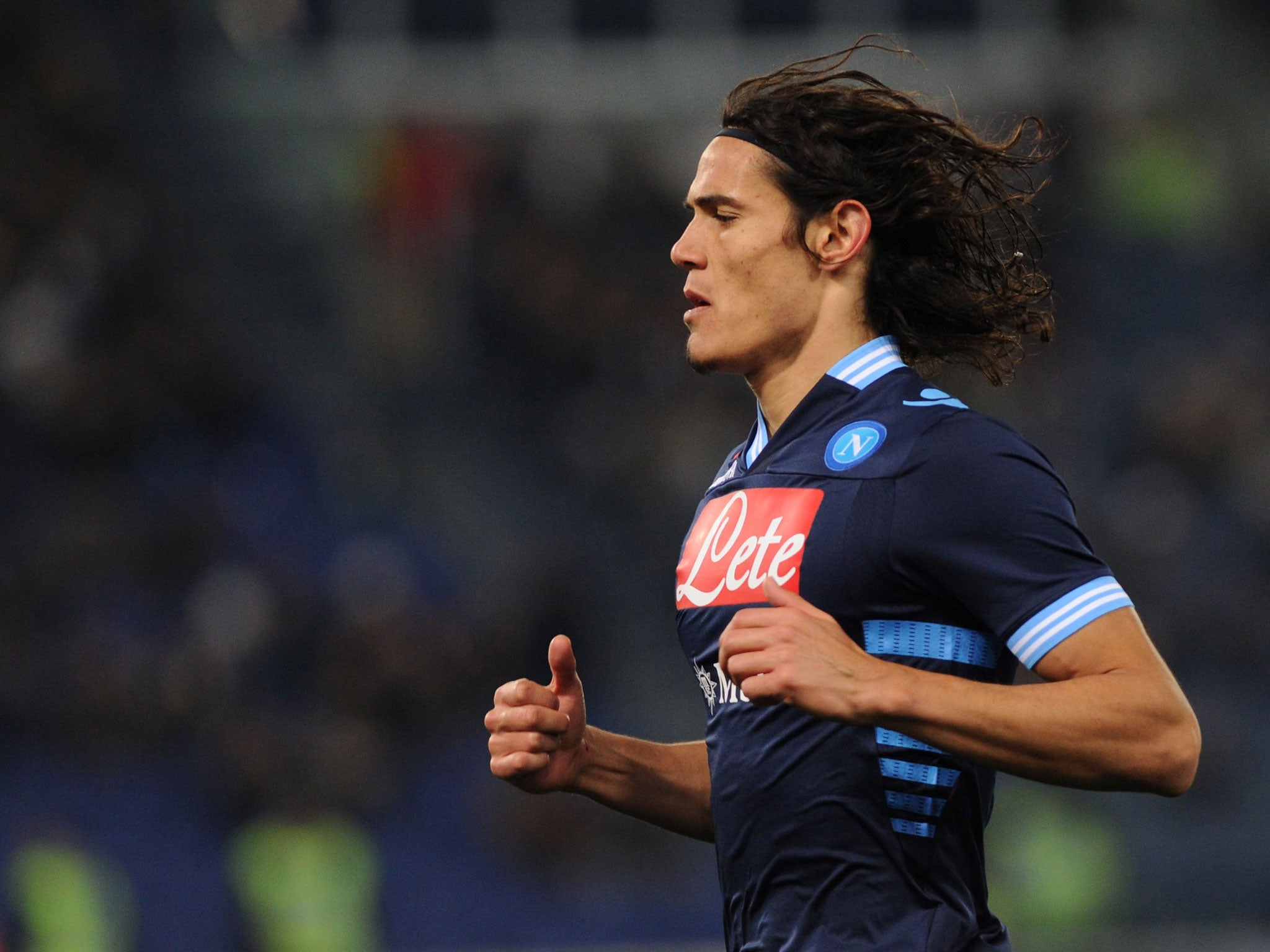Napoli's Edinson Cavani has scored 18 goals in Serie A this season and could command a fee of £52m
