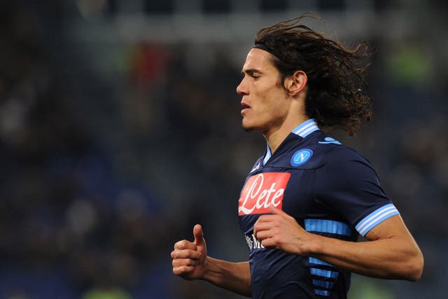 Napoli's Edinson Cavani has scored 18 goals in Serie A this season and could command a fee of £52m