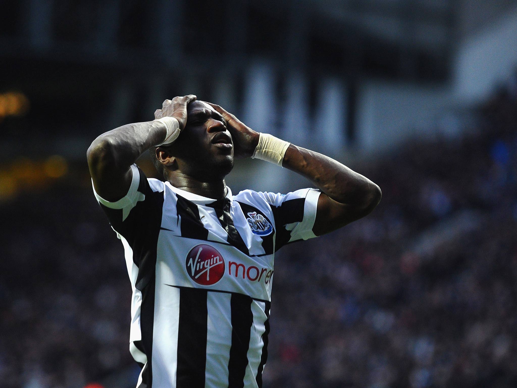 Newcastle midfielder Moussa Sissoko