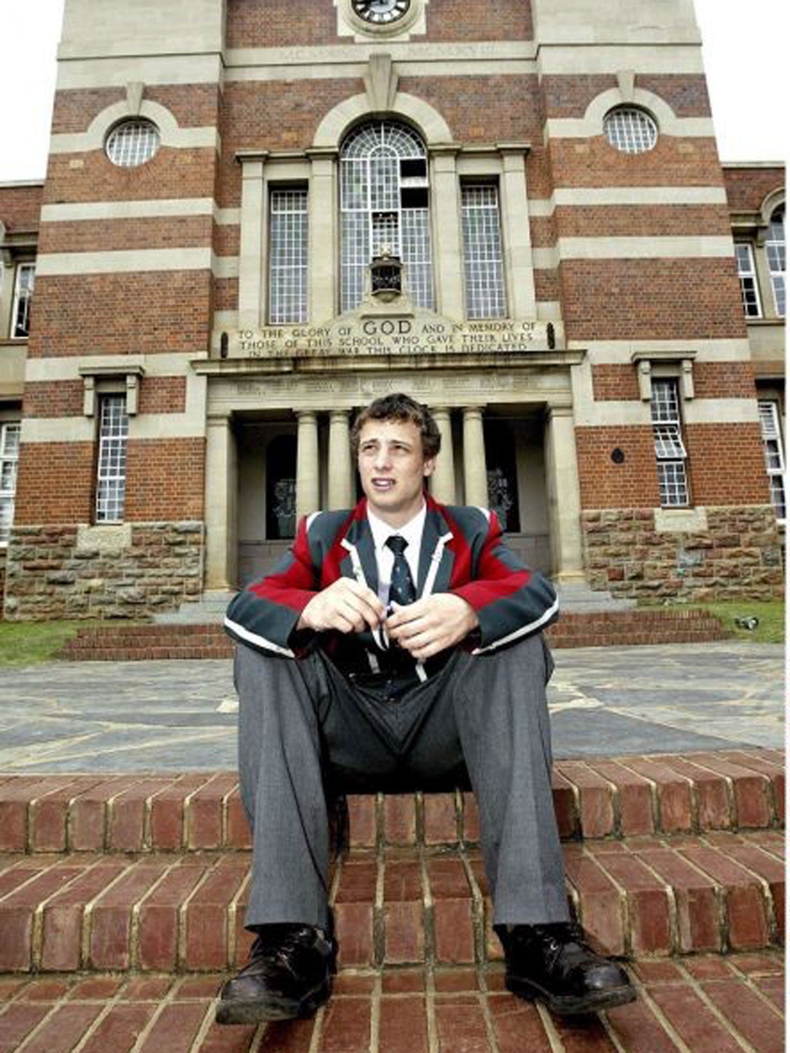 While still at school, the teenager garnered a reputation as a steely competitor and strong character, and was given the famous nickname, "Blade Runner"