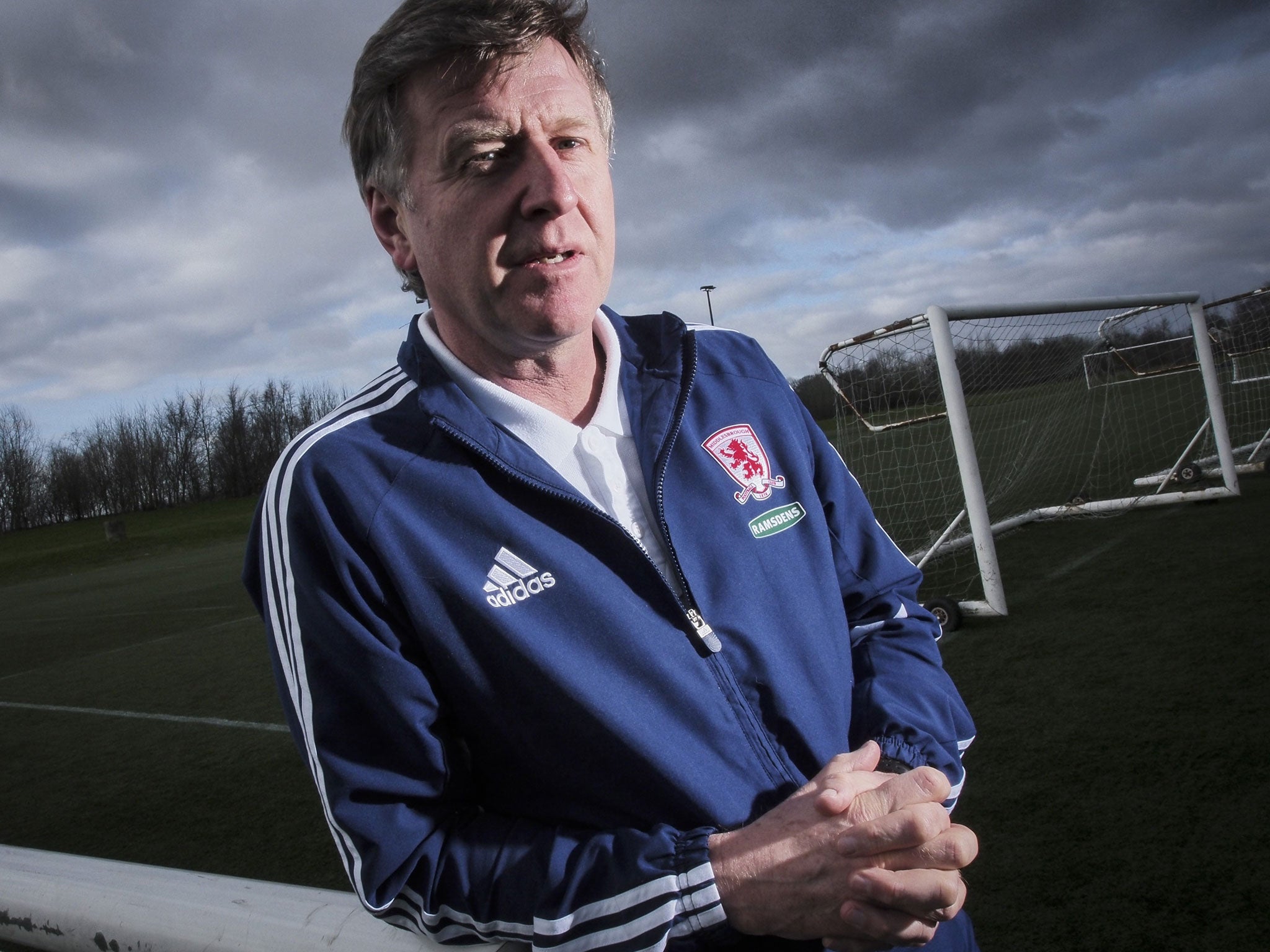 Dave Parnaby, head of the Middlesbrough youth academy, at the club's training ground
