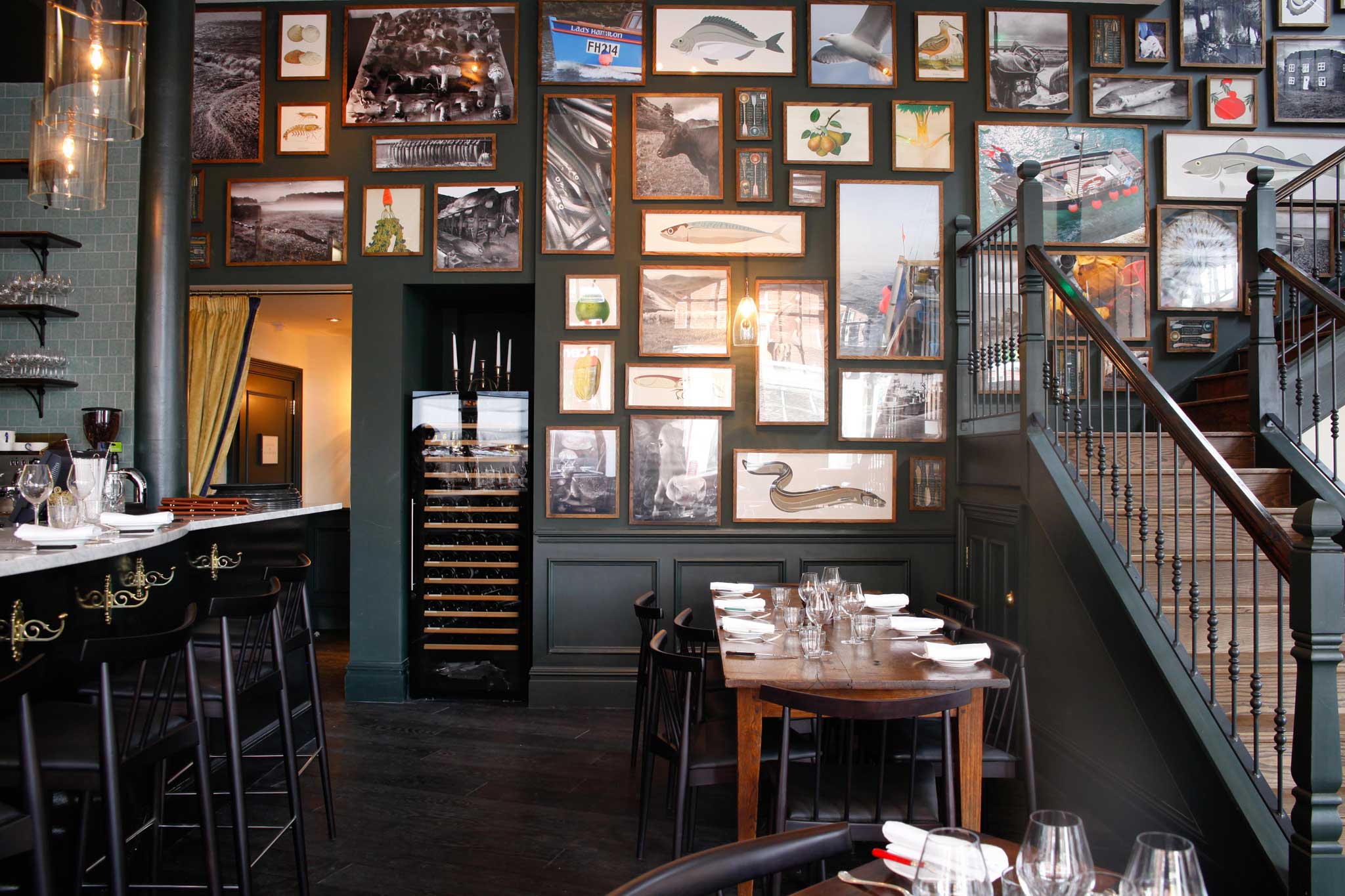 Picture this: Newman Street Tavern's walls sport portraits of scenes from coastal life