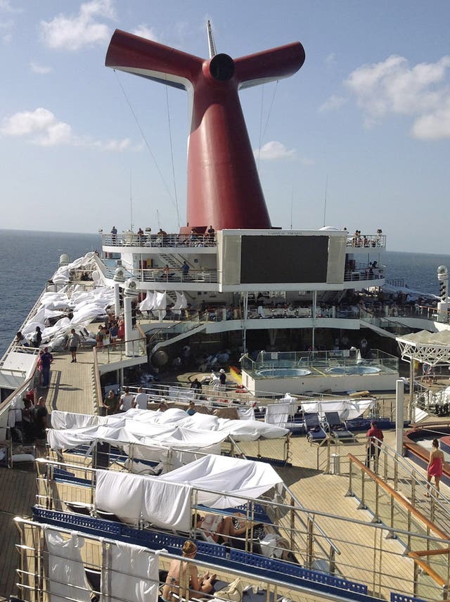 Stranded Cruise Ship On Which Sewage Ran Down The Walls And Savages Fought Over Food Finally Docks Amid Jubilant Scenes The Independent The Independent