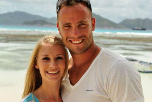 Oscar Pistorius and Samantha Taylor