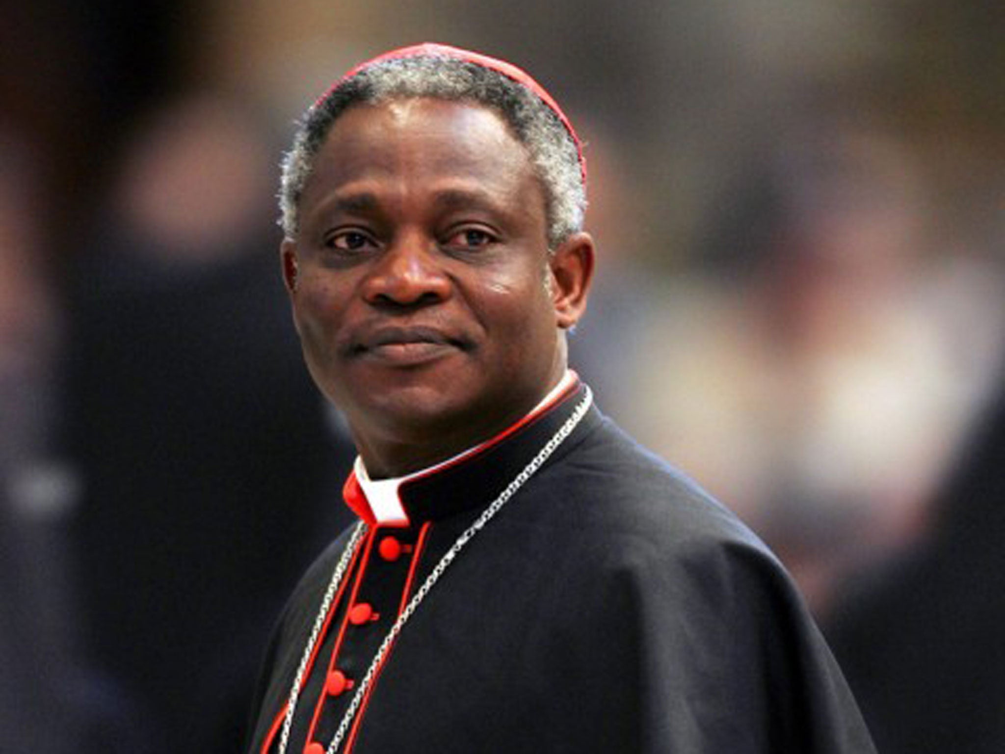 Good in vestment: Turkson is the bookmakers’ favourite 