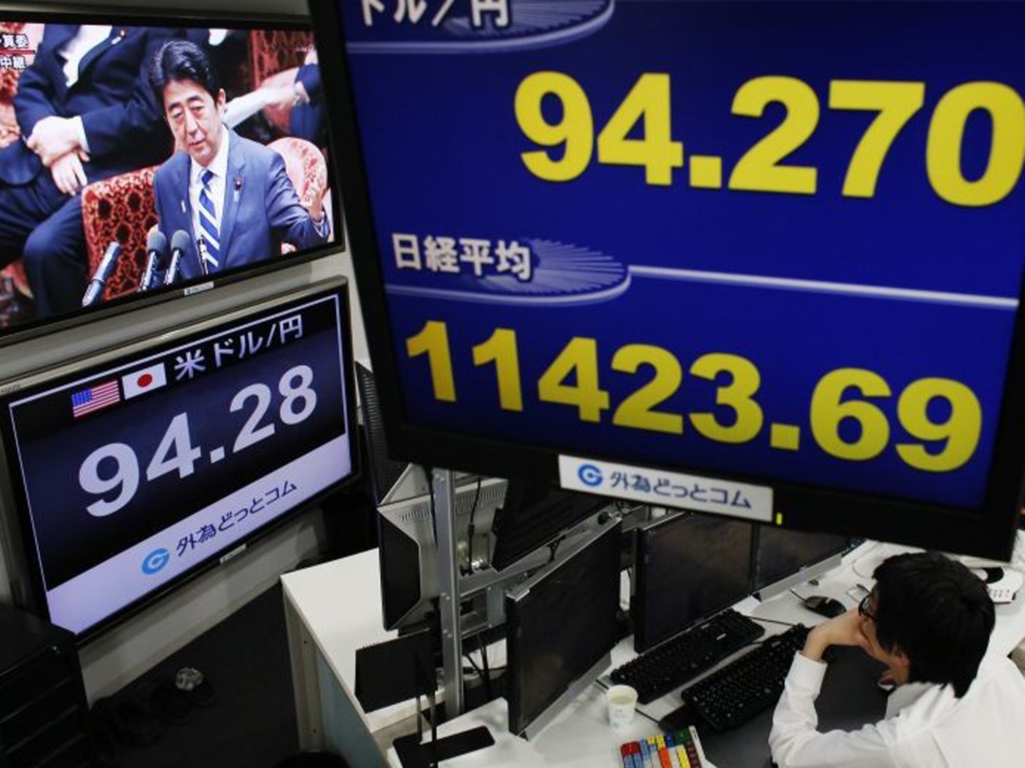 The Japanese stock exchange is expected to rally as Prime Minister Shinzo Abe campaigns to be re-elected