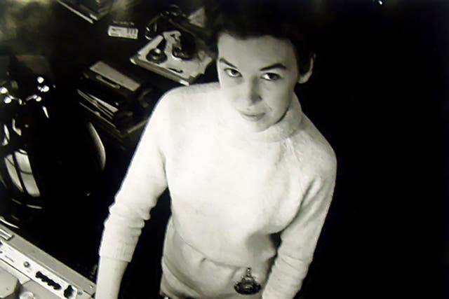Musical innovator: Delia Derbyshire left, at a Radiophonic workshop in 1965