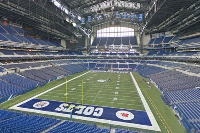 Now you can check the stadium of Indiana Colts NFL team on your smartphone with Google Street View