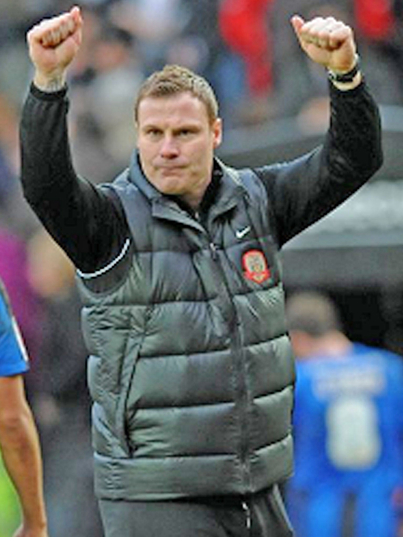 David Flitcroft has won seven out of nine games as manager