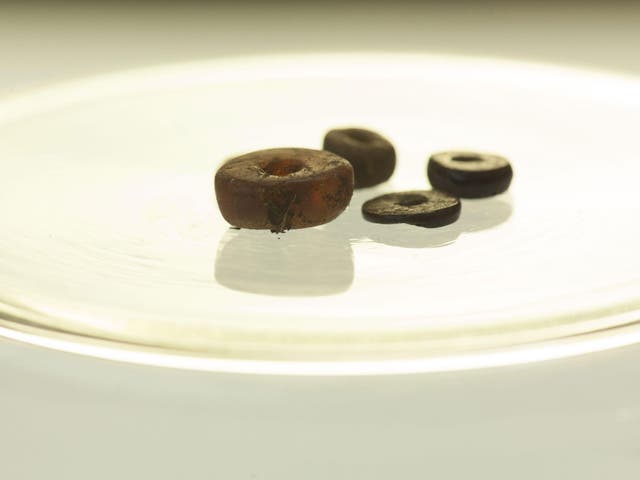 Dartmoor beads thought to date back to the Bronze Age