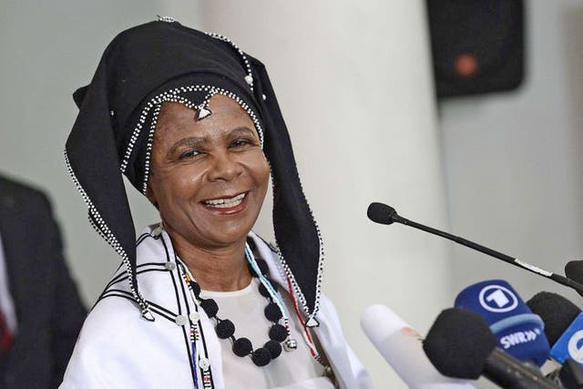 Mamphela Ramphele at the launch of Agang yesterday