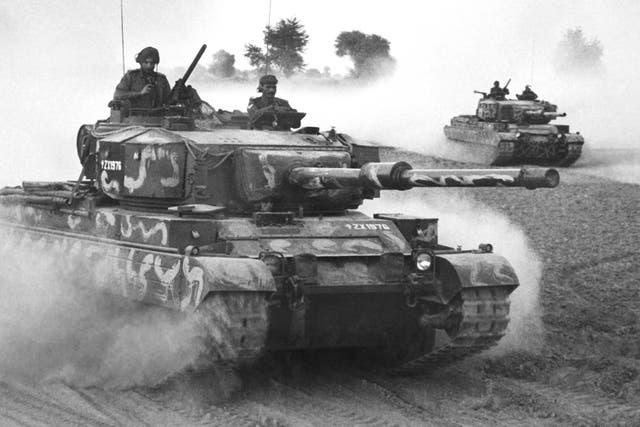 Indian tanks during the Indo-Pakistani War of 1971