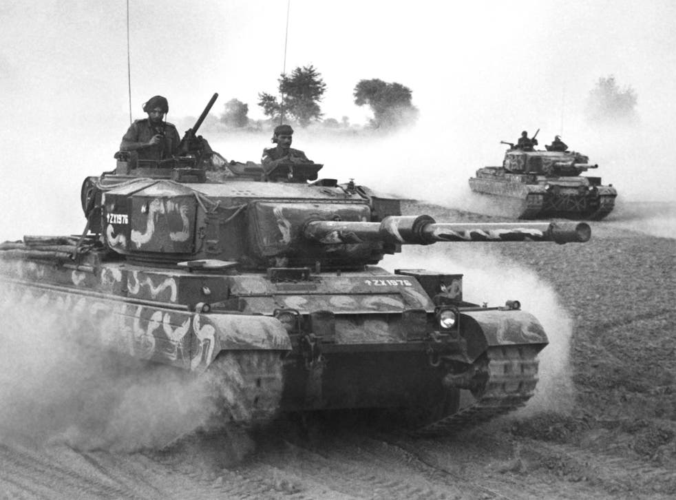 Indian tanks during the Indo-Pakistani War of 1971