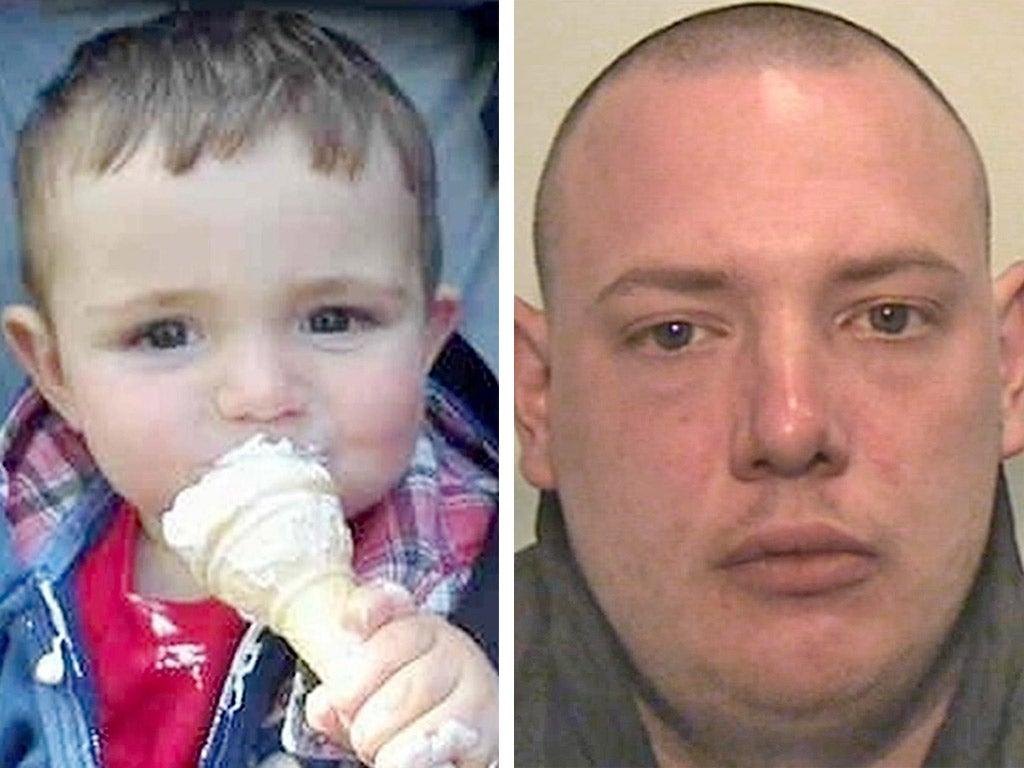 Jamie Heaton, two, died in the explosion in Buckley Street, Oldham, last year caused by Andrew Partington