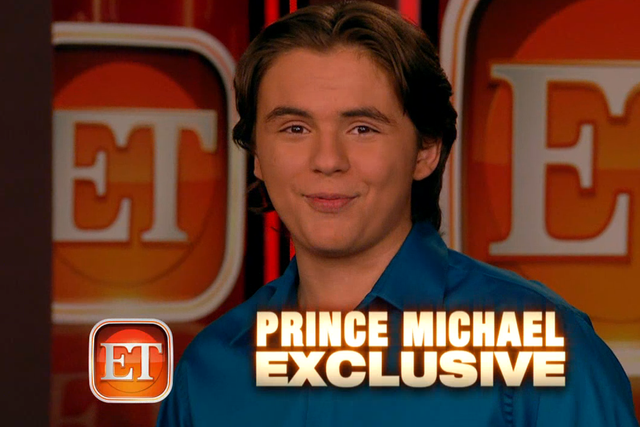 Michael Jackson's son Prince Jackson, who has been hired as a reporter on Entertainment Tonight