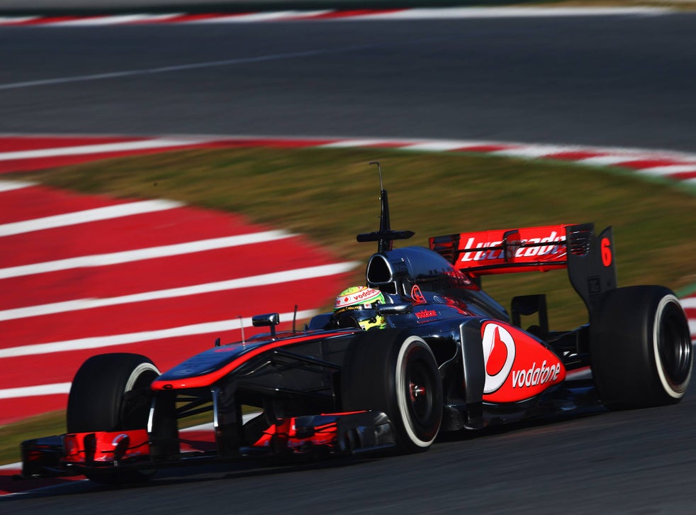 Sergio Perez impresses behind the wheel of McLaren during ...