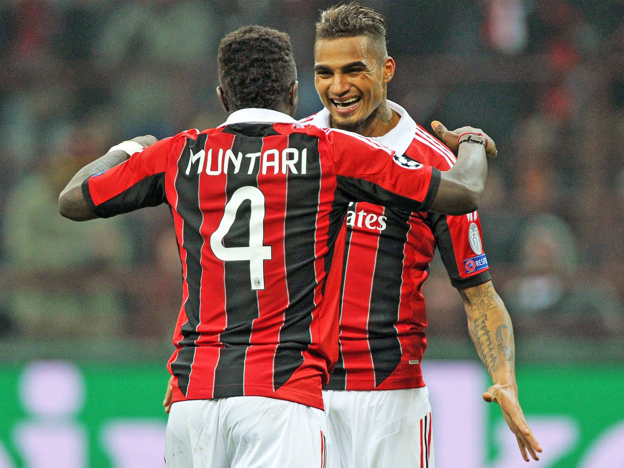 Boateng and Muntari were the heroes for Milan