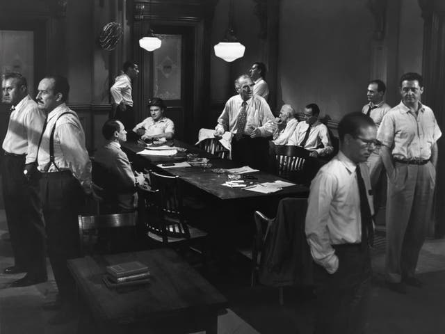 Tough call: a scene from Reginald Rose’s jury drama, Twelve Angry 