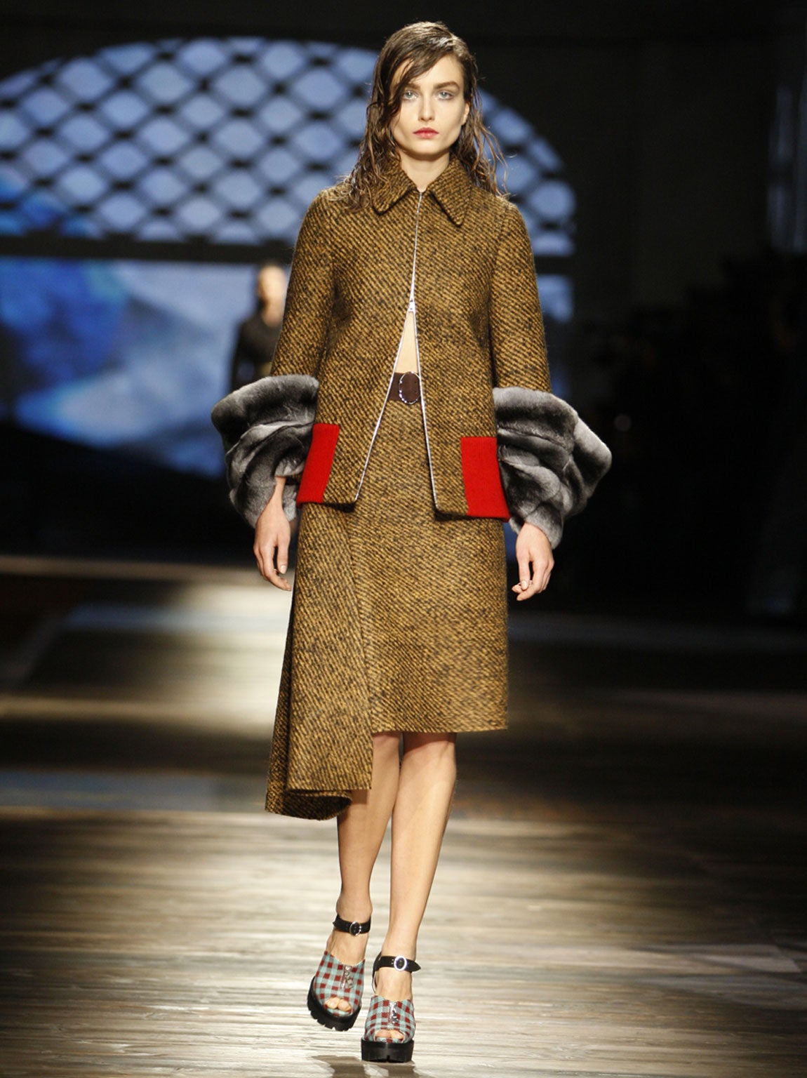 Prada autumn/winter 2013 show during Milan Fashion Week