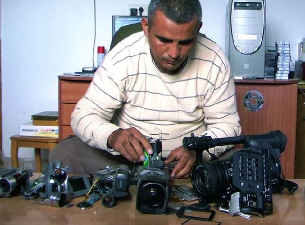 Emad Burnat’s film, ‘5 Broken Camers’, is nominated in the best documentary feature category