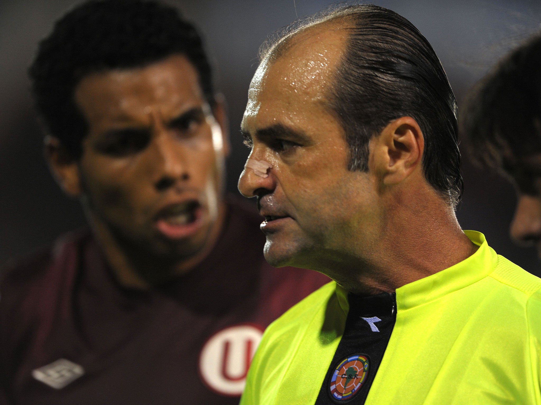 Uruguayan referee Dario Ubriaco