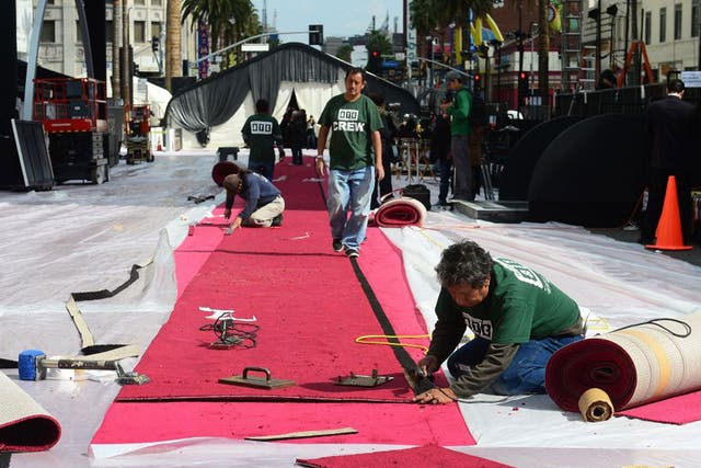 In Hollywood, preparations are underway for the 85th Academy Awards, which takes place on Sunday