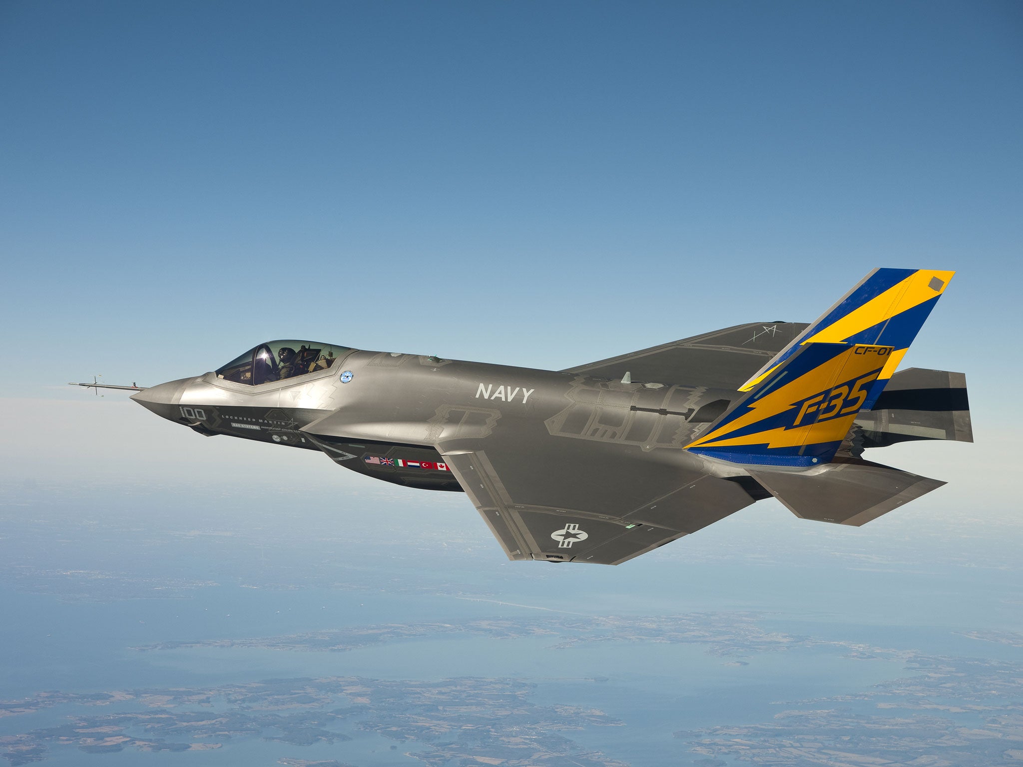 None of the US air force's 51 F-35's has been fielded for combat operations; all are undergoing testing.